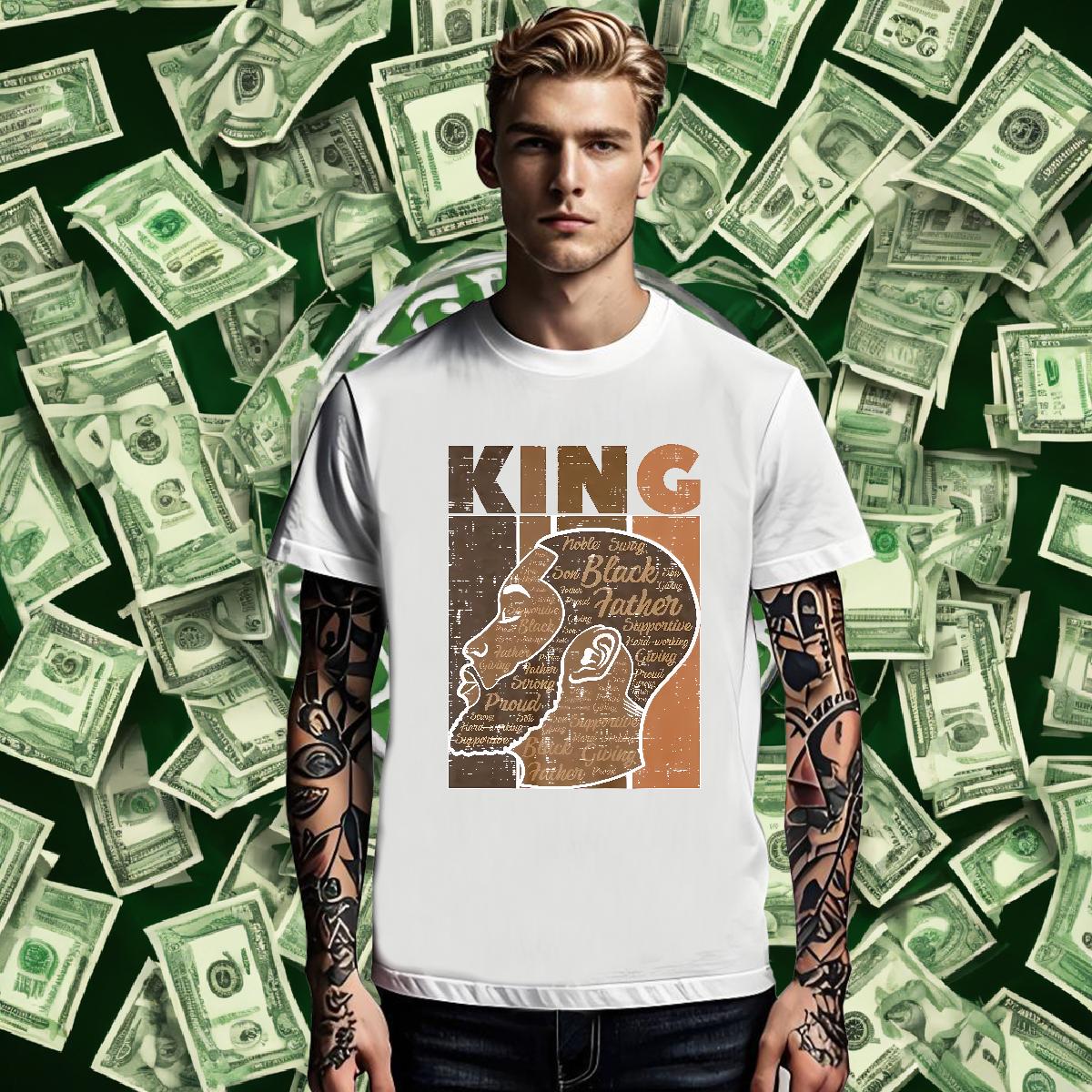 Cool Design T-Shirts for Men XH-730-W 230g Pure Cotton Casual Breathable Tshirt for Man Woman 2024 Summer Skull Top Tees
