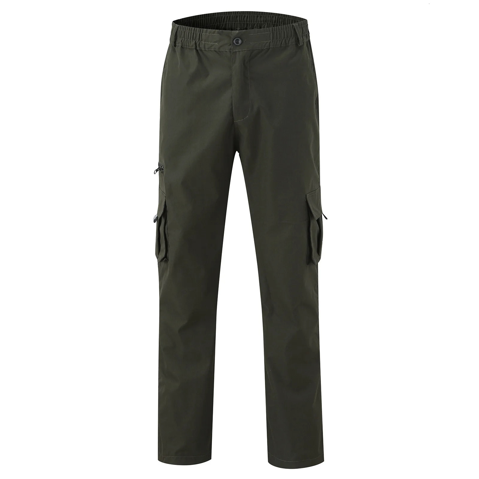 crossborder selling mens casual multi pocket loose straight leg workwear pants outdoor long fitness 240806