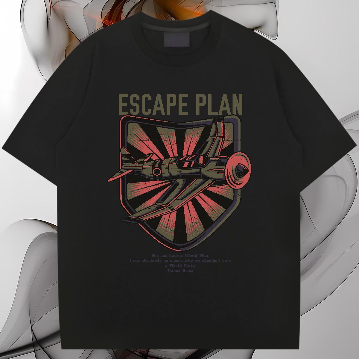 2024 New T Shirts Men plane Tee Shirt 230g Pure Cotton Spring Summer Designer Cartoon Print Breathable Crew Neck Couples T Shirts