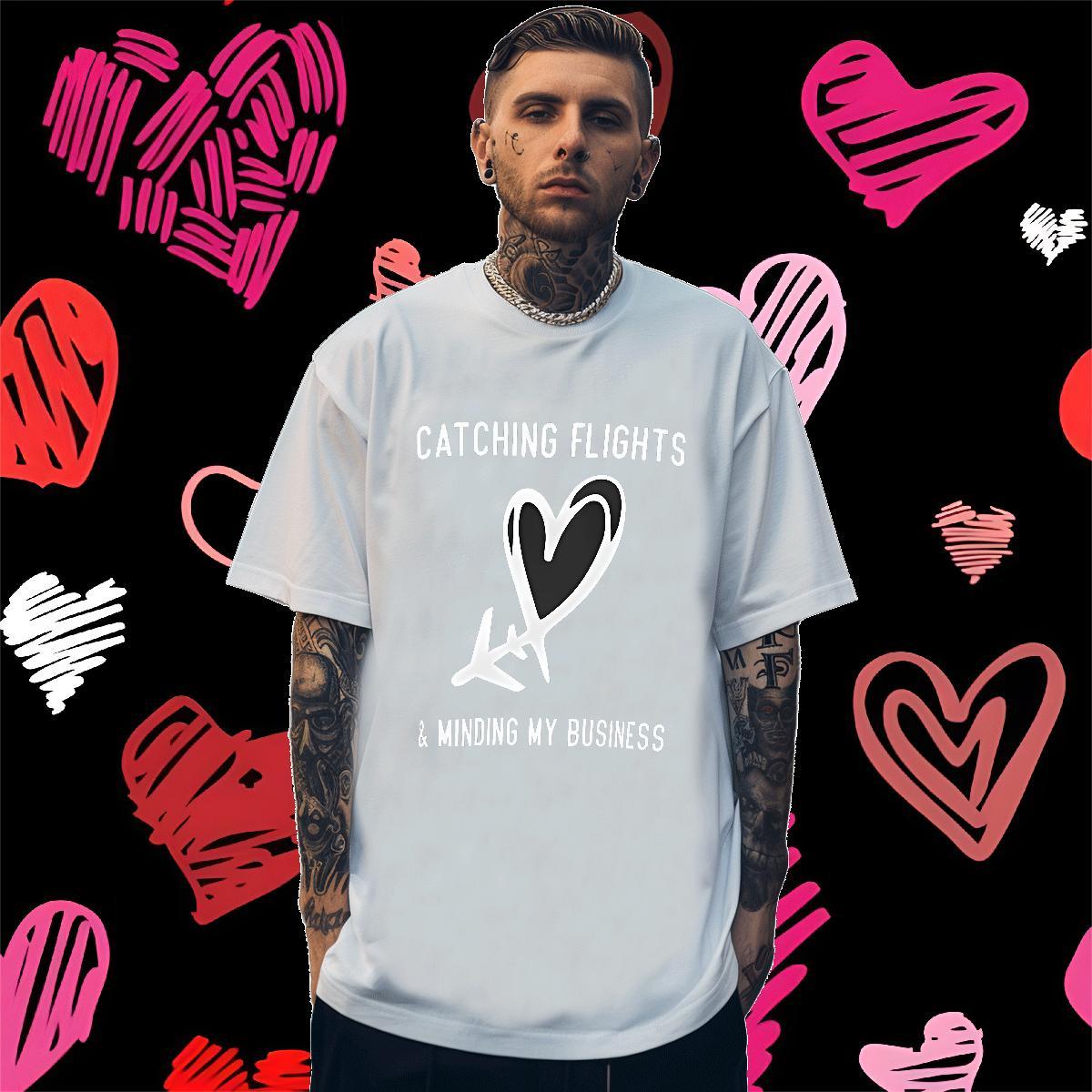 Custom T Shirts Men letter Tees Shirts 100% Cotton 230g Sports Casual Designer Skull Breathable Short Sleeve Men Clothes T-Shirt