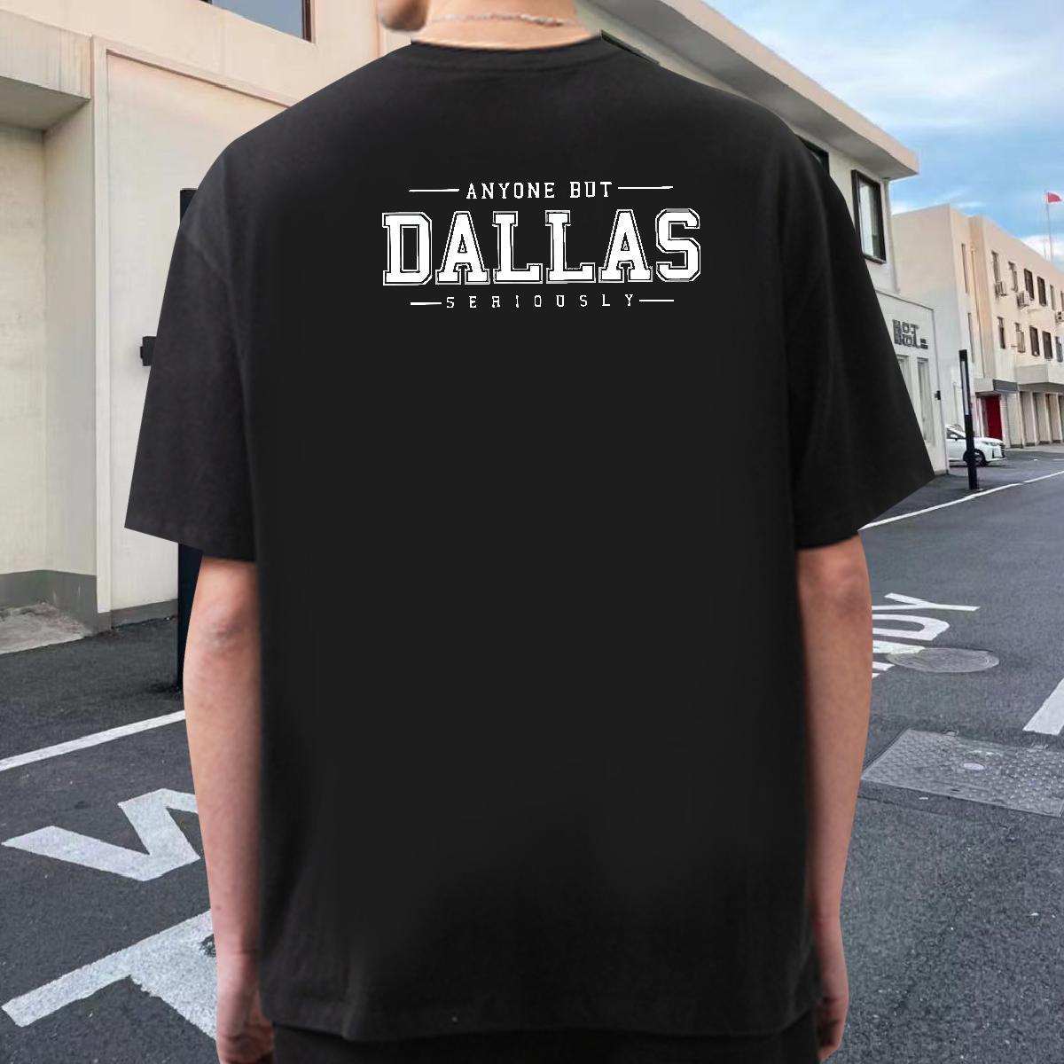 Custom T Shirt For Man letter Clothes 230g Cotton Street wear Hip Hop High Quality Cartoon Printing L-4XL Crew Neck Breathable Tshirt for Man Woman