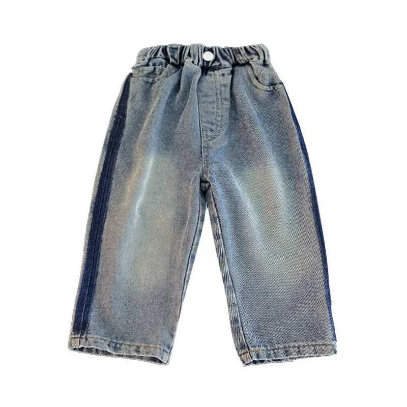 Jeans Boys Jean Pants Long Trousers Cotton 2024 Perfect Spring Autumn Babys Kids Pants Teenagers Outwear Childrens Clothing
