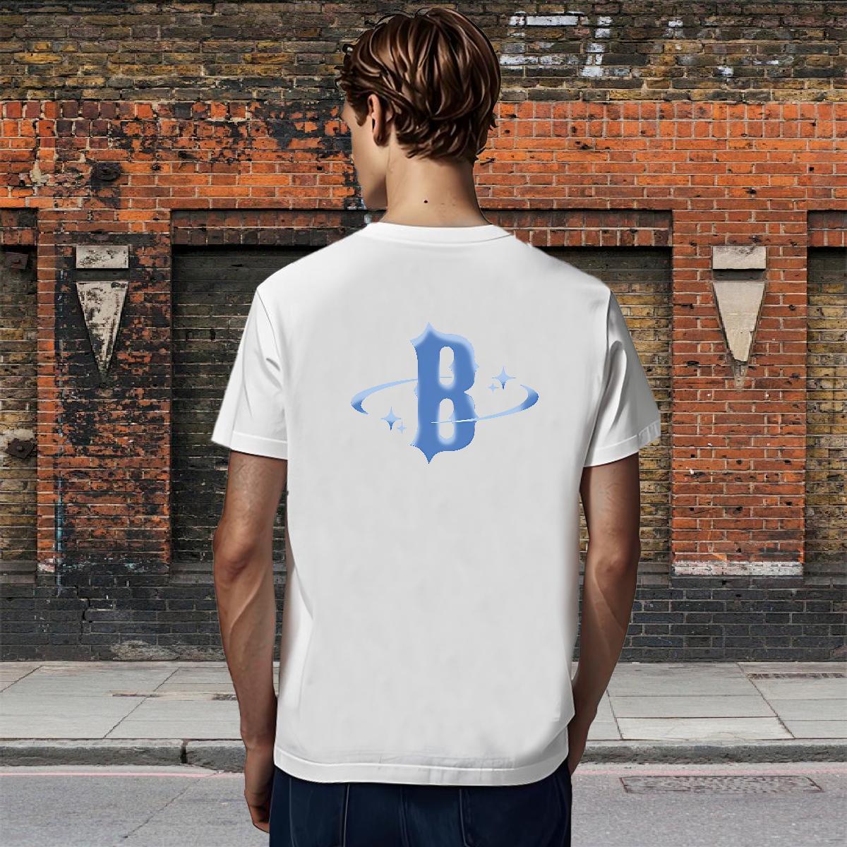 Free Shipping Men T Shirts letter Wear 100% Cotton 230g Casual Daily Wear Cool Asian Size O-Neck Short Sleeve Mens Tshirts