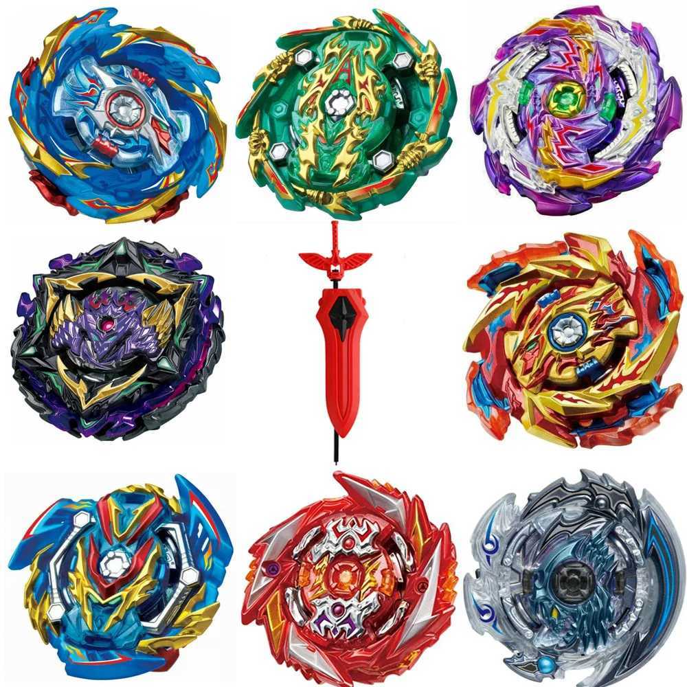 Spinning Top BattleSuper Battle Blades Large 16 Battle Arena Launchers Ripcords Grips Custom Carry Y240803