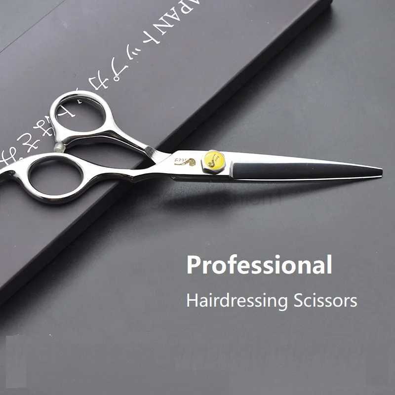 6 Professional Hair Scissors Japan Hairdressing Scissors Barber Tool Flat Cut Teeth Thinning Scissors Hair Salon ShearsXJ240807