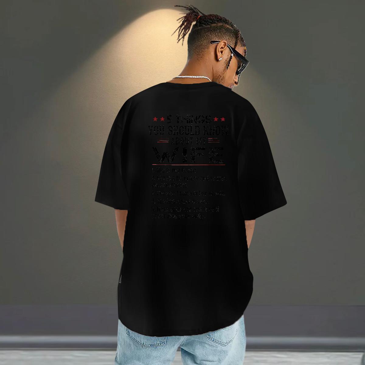 Classic T Shirts Men letter Polos 230g Pure Cotton Casual Beach Cool Design Anime Crew Neck Breathable Men Tshirts