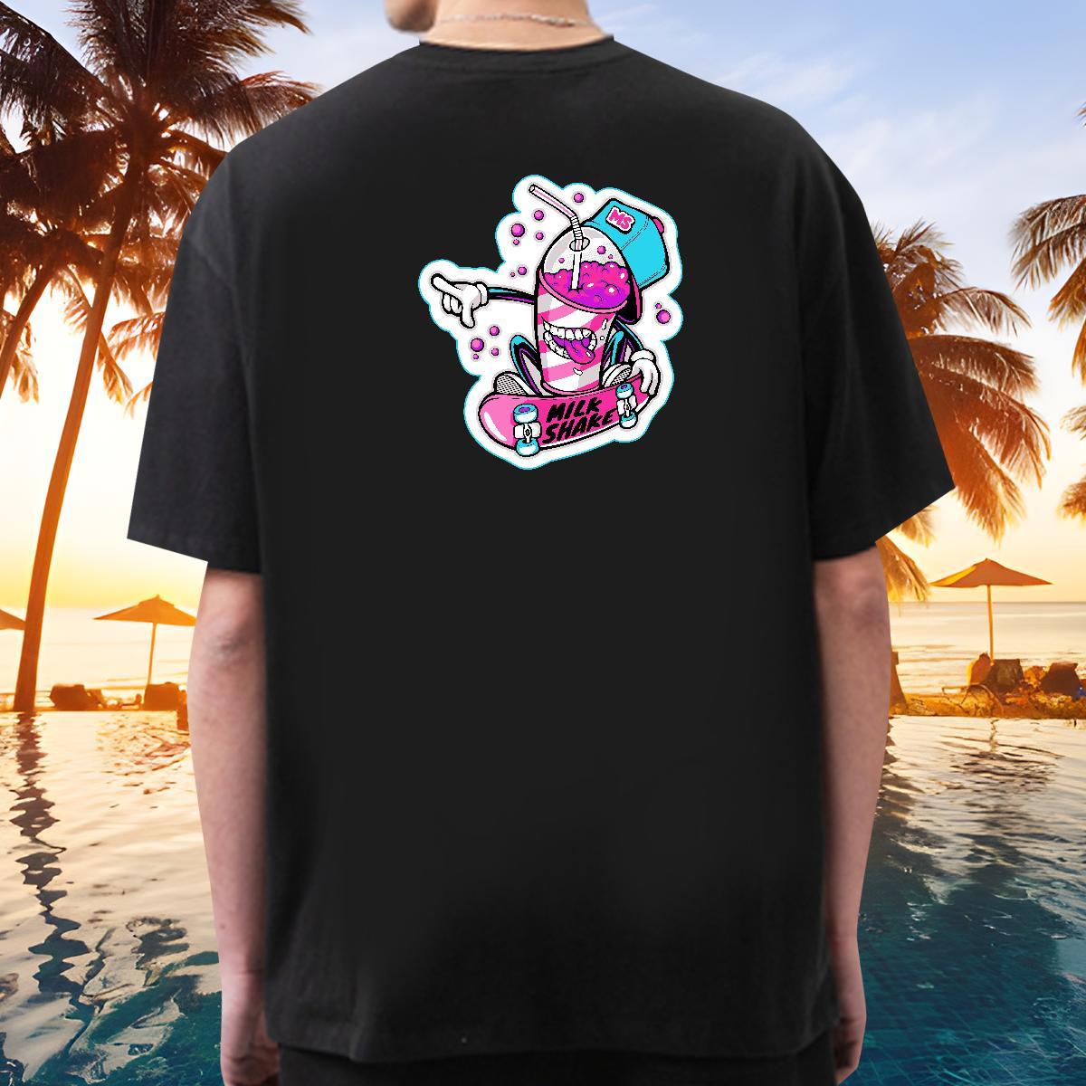 Factory Direct T-Shirts for Men skateboarding Clothings 100% Cotton 230g Street Casual Soft Custom Anime O-Neck Short Sleeve Mens Tshirts