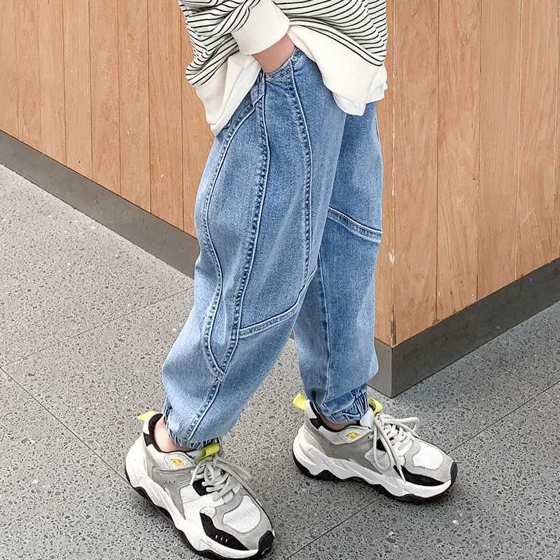Jeans Blue Baby Spring Autumn Jeans Pants For Boys Children Kids Trousers Clothing Teenagers Gift Home Outdoor High Quality
