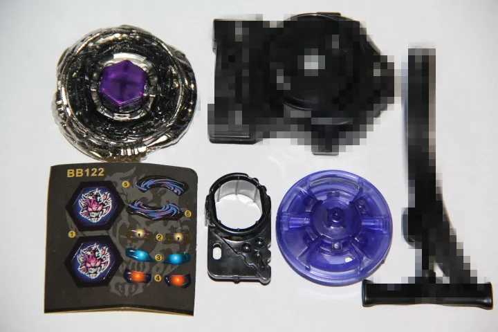 Spinning Top Nemesis Metal Fury 4D BB122 Legends Hyperblade Toy Launcher Set For b-daman peonza Y240803