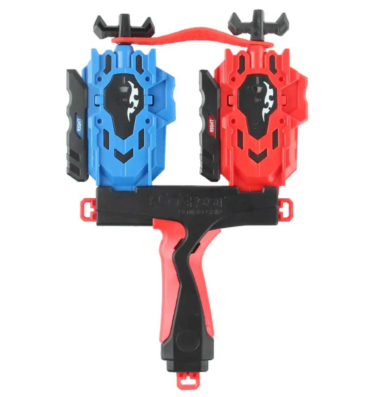 Toys B-144 B-132 Handle Launcher Fusion Spinning Go Shoot Combo Toy Boy Y240803