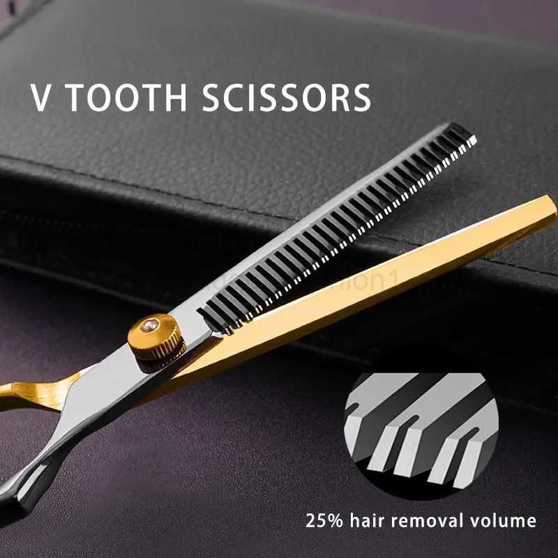 10pcs Hairdressing Scissors Set Hair Cutting Thinning Shears Set Professional Salon Stainless Steel Hair Scissors Barber ToolsXJ240807