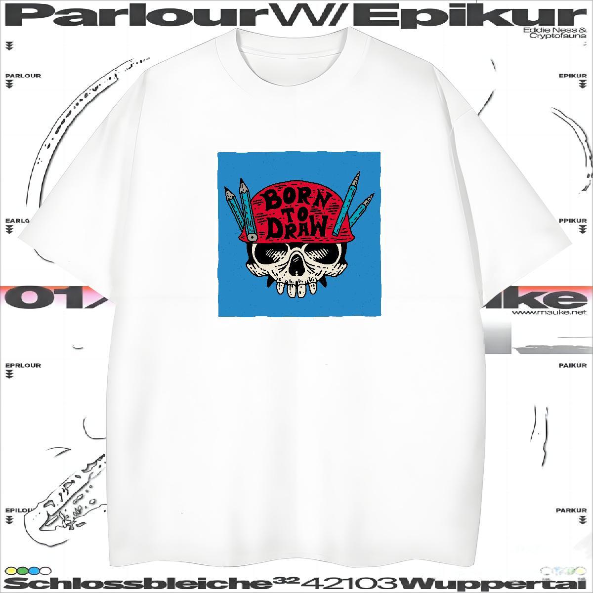 2024 T-Shirts for Men monster Tshirts 230g 100% Cotton Casual Beach Loose Graphic Breathable Short Sleeve Men Clothes T-Shirt