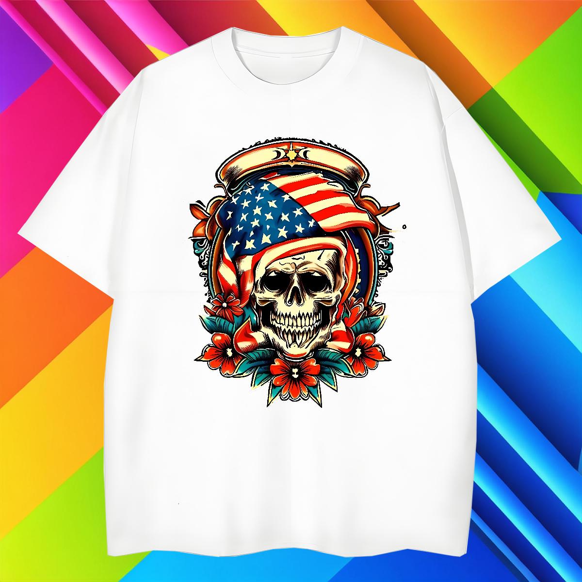 Unisex Man T Shirts DarkSister 100% Cotton 230g High Street Hip Hop Short Sleeve Soft Men Tshirts Designer Fashion Oversized 3XL 4XL Tops