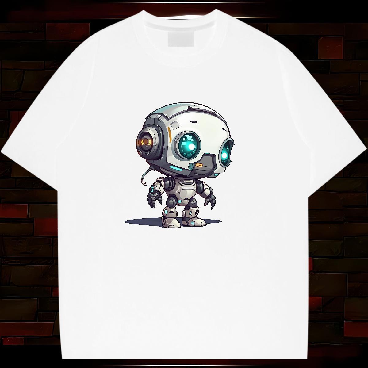 DIY Customized T-Shirts ET Top Tees 100% Cotton 230g Summer Casual Classic Anime Print Crew Neck Men Tees