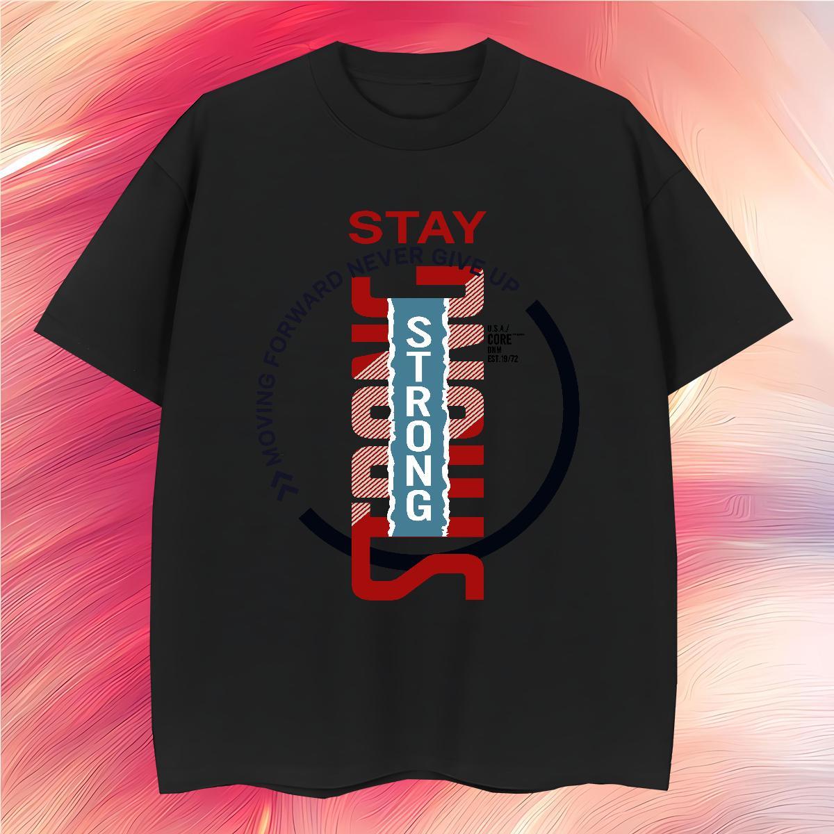 DIY Customized Mens T Shirts letter Tshirts 230g Cotton Sports Casual Wholesale Oversized Crew Neck Mens Tshirts