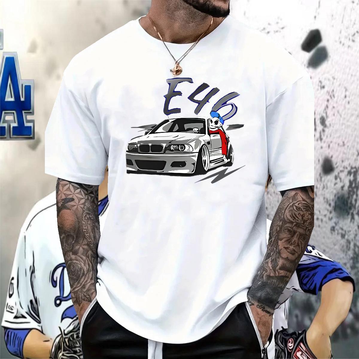 Fashion Casual Man T Shirts car Polos 100% Cotton 230g Street Wear Wholesale Skull Breathable Soft Men Tops Tees