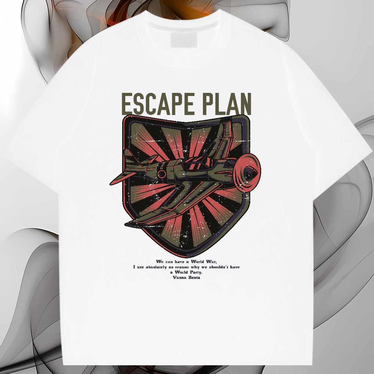 2024 New T Shirts Men plane Tee Shirt 230g Pure Cotton Spring Summer Designer Cartoon Print Breathable Crew Neck Couples T Shirts