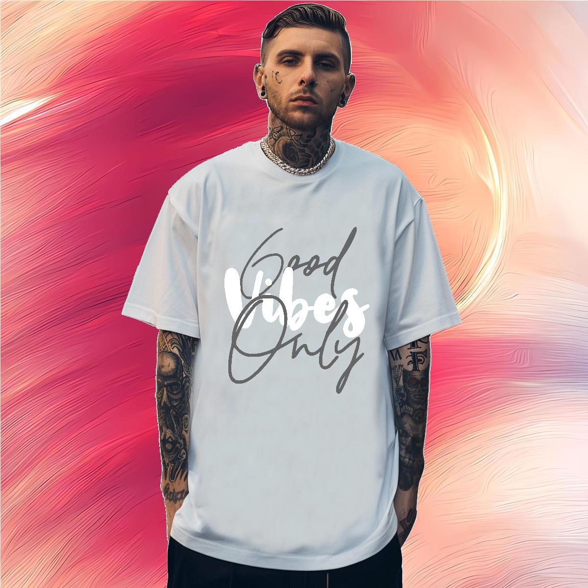 Fashion Design Men T Shirts letter Clothes 230g Cotton Street wear Hip Hop Cool Custom Print Plus Size Breathable Short Sleeve Tshirt for Man Woman