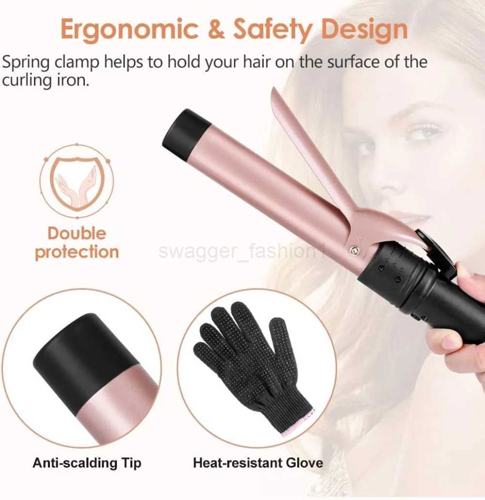 6 in 1 Curling Iron Professional Instant Heated Curling Wand SetXJ240807