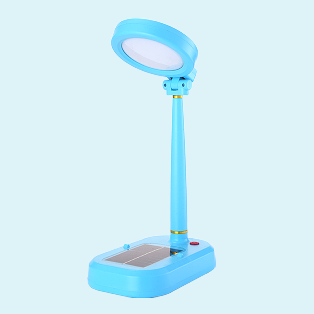 All-In-One Solar + USB Desk Lamp and Fan Perfect LED Bedtime Lighting Solution