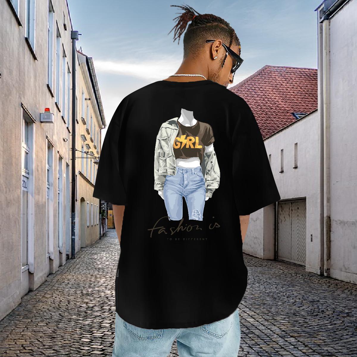Designer Mens T Shirts character Polos 230g 100% Cotton Casual Daily Wear Classic Oversized 4XL Breathable Crew Neck Men Tees