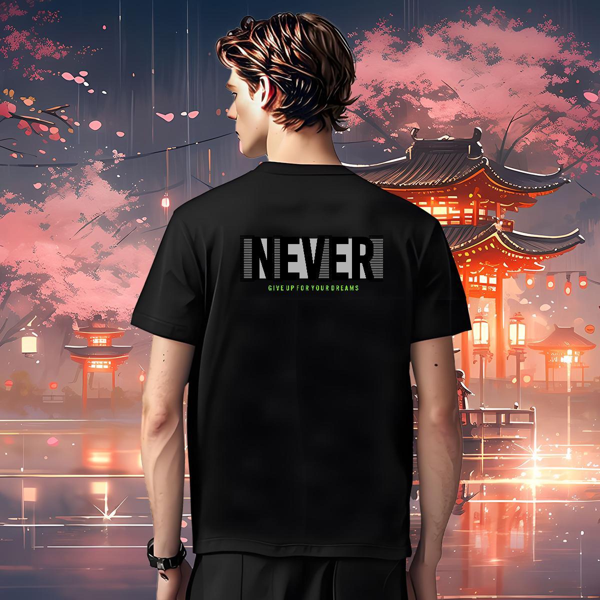 DIY Customized Men T Shirts letter Tops Tees 230g Cotton Summer Casual Unisex Custom Print Oversized Short Sleeve O-Neck Men Tshirts