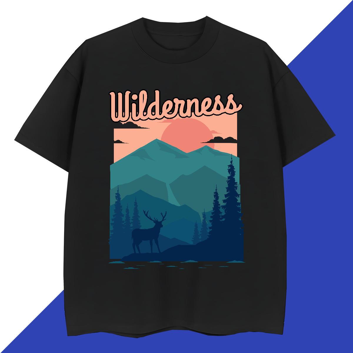 New Designer T-Shirts for Men mountains Top Tees 230g Pure Cotton Street Wear Wholesale Customized Breathable Crew Neck Tshirt for Man Woman