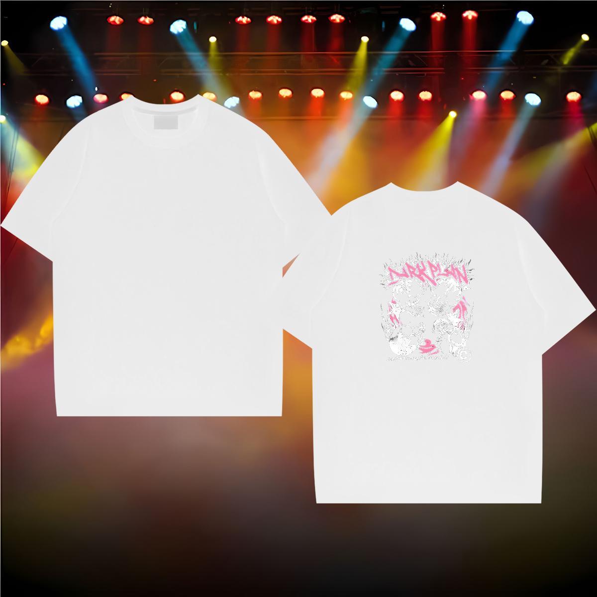 Customized T-Shirts skull Clothings 230g Pure Cotton Street wear Hip Hop Cool Design Custom Cartoon Crew Neck Men Tshirts
