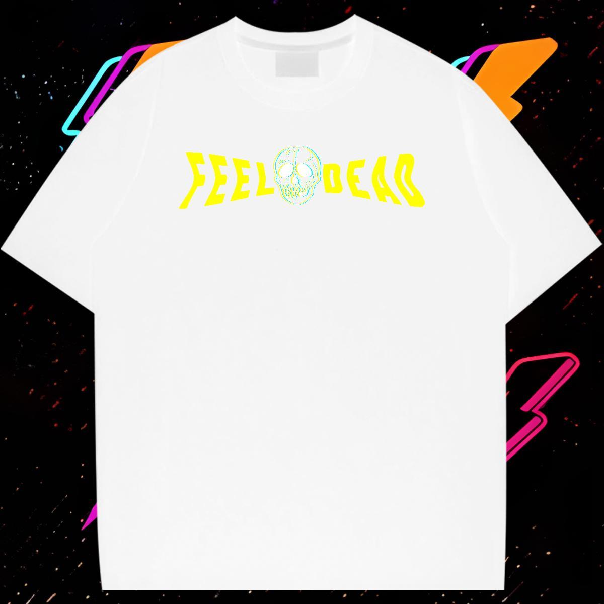 Classic T shirt skull Tshirts 230g Cotton Casual Daily Wear High Quality DIY Anime Breathable Short Sleeve Mens Tshirts