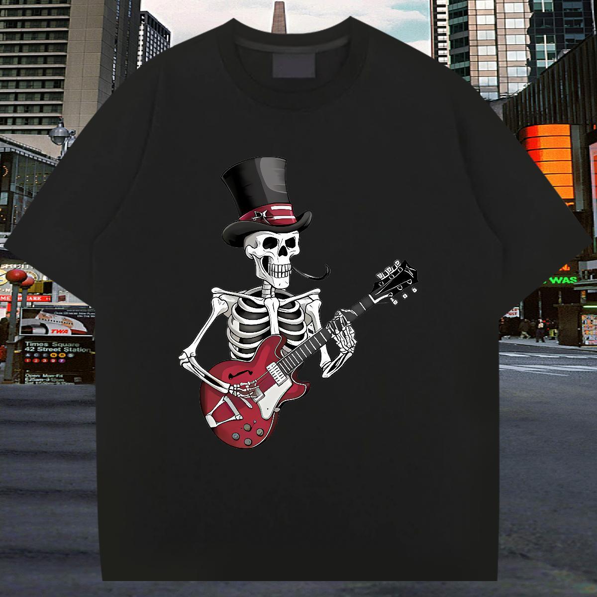 Brand Mens T Shirts hat Tops 230g Cotton Home Outdoor Unisex Black Oversized Round Neck Short Sleeve Men Tees