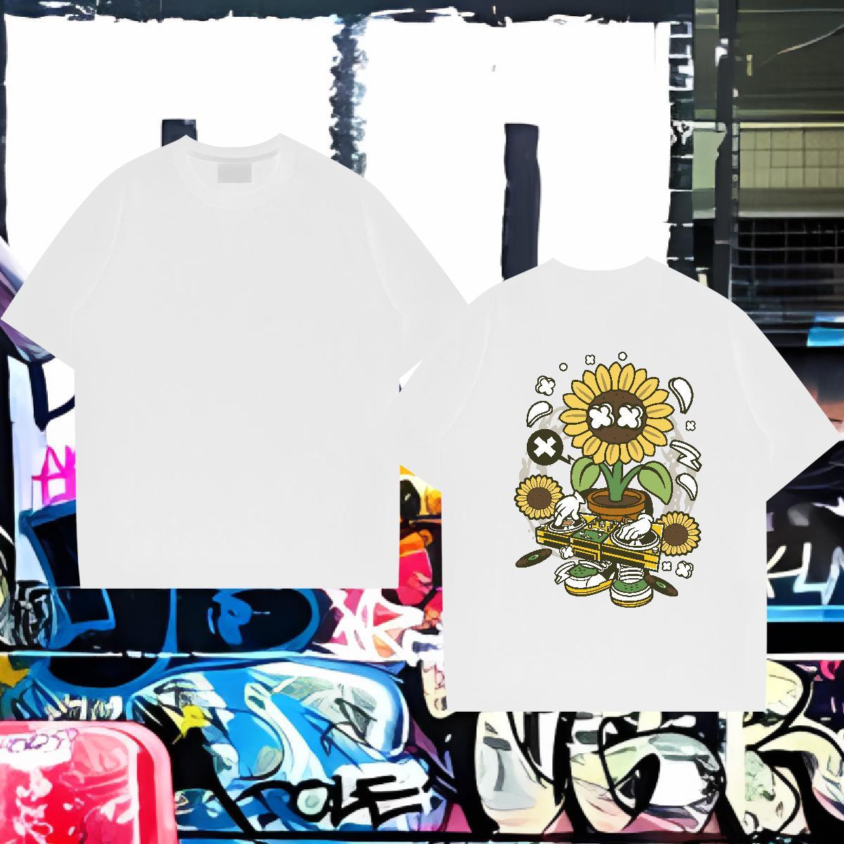 Casual New Man T Shirts ET Polos 230g Cotton Daily Wear Wholesale Custom Anime Breathable Short Sleeve Tshirt for Man Woman