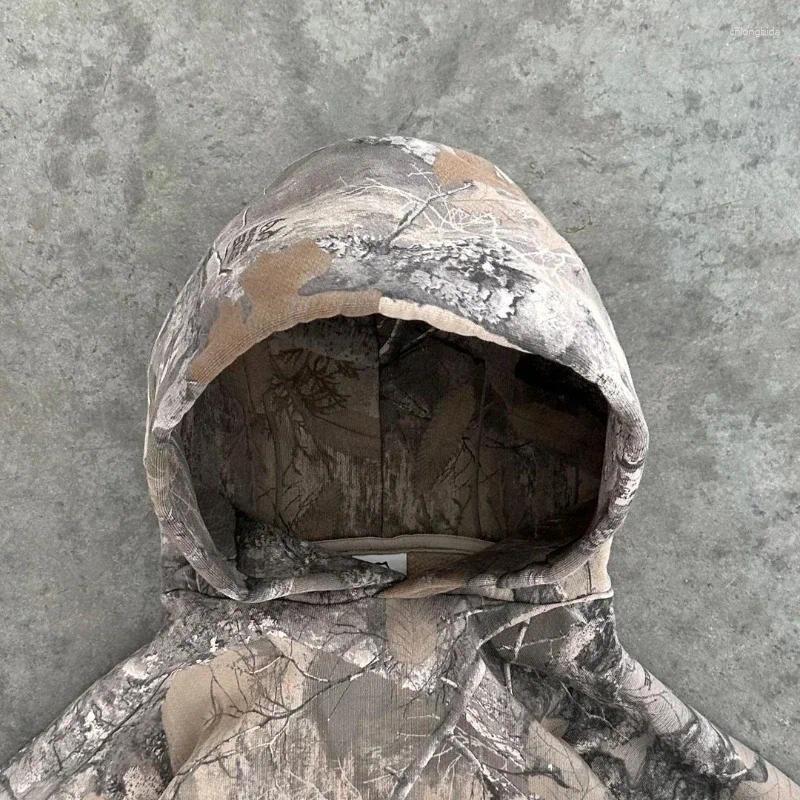 CNLONGBIDA Women's Hoodies Hoodie Harajuku Retro Camouflage Pattern Oversized Zipper Hooded Sweatshirt Mens And Womens Punk Hip Hop Pullover