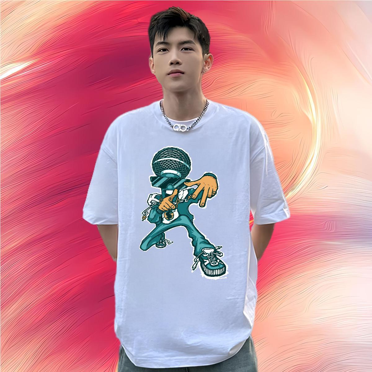 Designer Fashion T shirt ET Top Tees 230g 100% Cotton Casual Popular Custom Anime Round Neck Short Sleeve Men Tshirts