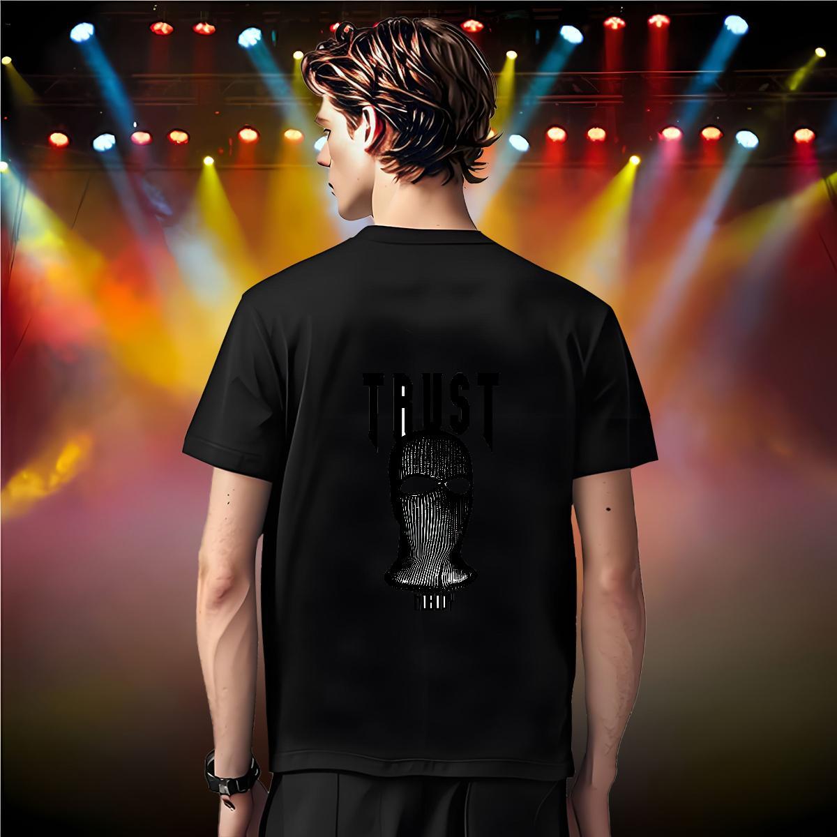 Custom Men T Shirts letter Tops Tees 230g Pure Cotton Outdoor Cool Design Cartoon Print Breathable Short Sleeve Mens Tshirts
