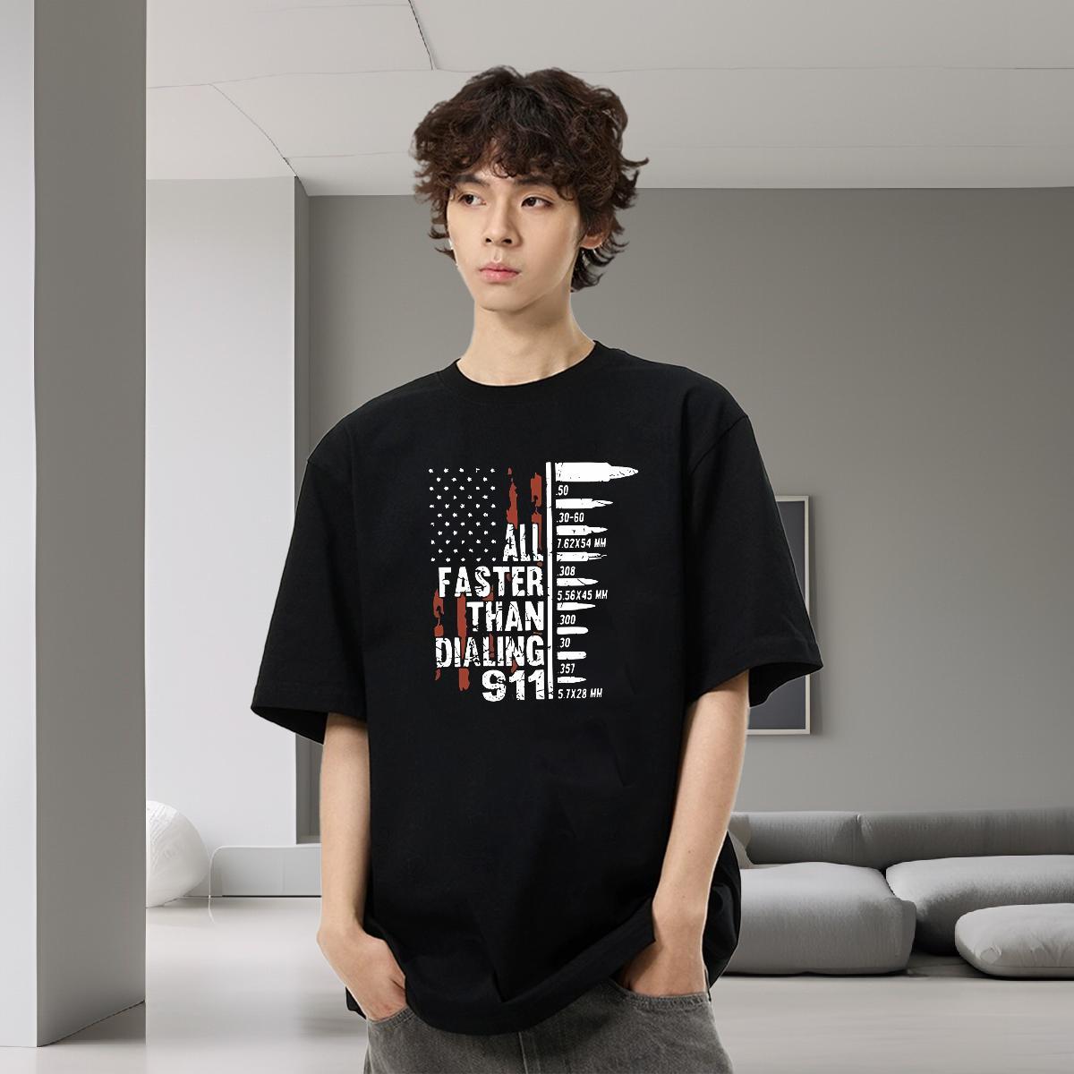 Stylist Mens T Shirts letter Polos 230g 100% Cotton Street Casual Designer Custom Print Oversized Breathable Crew Neck Mens Tshirts
