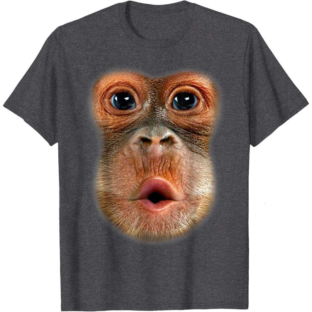 2025S Fashion Designer Mens T Shirt Monkey Face Breath Funny Men Womens Halloween Costume T Shirt Shirts Tshirt Graphic Tee Casual Tops Clothes Short 