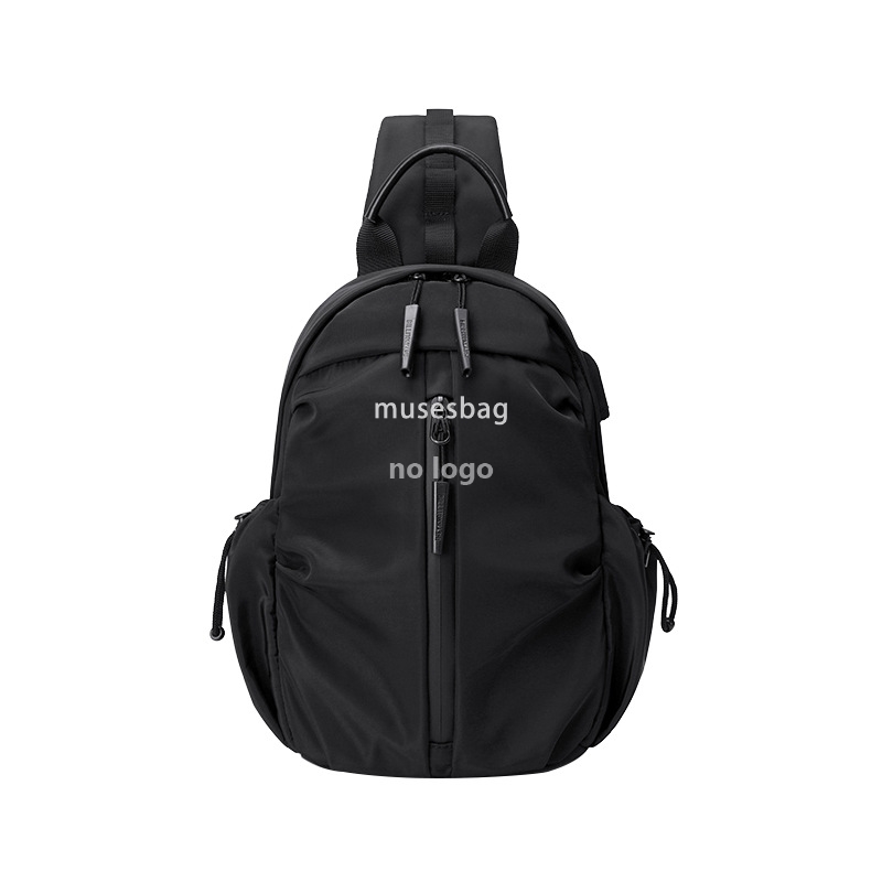 New high quality trend men's lightweight chest bag Multi-functional waterproof moisture-proof crossbody bag large capacity chest bag