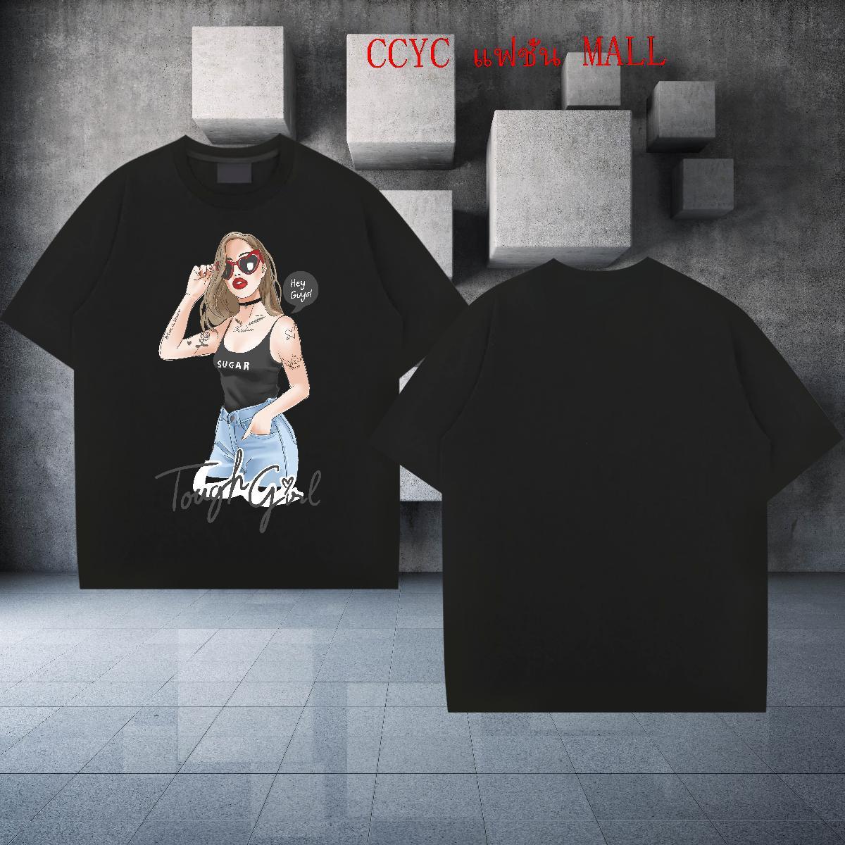 Classic Casual Mens T Shirts character Clothes 230g 100% Cotton Hip Hop Loose Fit Customized Short Sleeve O-Neck Couples T Shirts