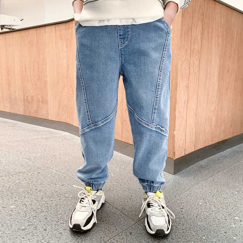 Jeans Blue Baby Spring Autumn Jeans Pants For Boys Children Kids Trousers Clothing Teenagers Gift Home Outdoor High Quality