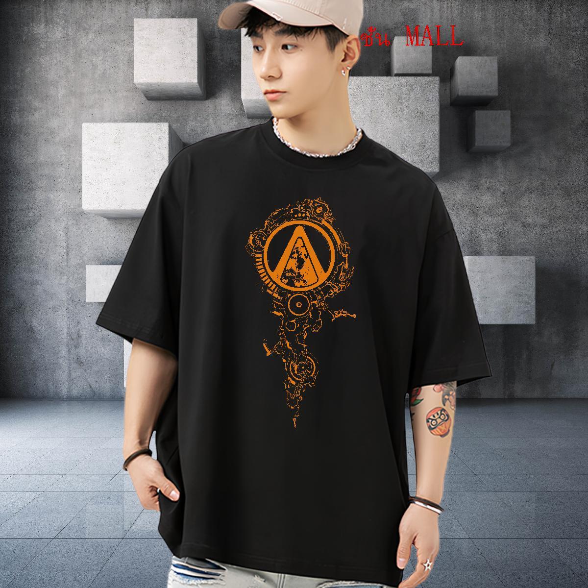 Free Shipping T-Shirts eye of the devil Tops 230g 100% Cotton Hip Hop Street Wholesale Custom Print Oversized Breathable Short Sleeve Tshirts