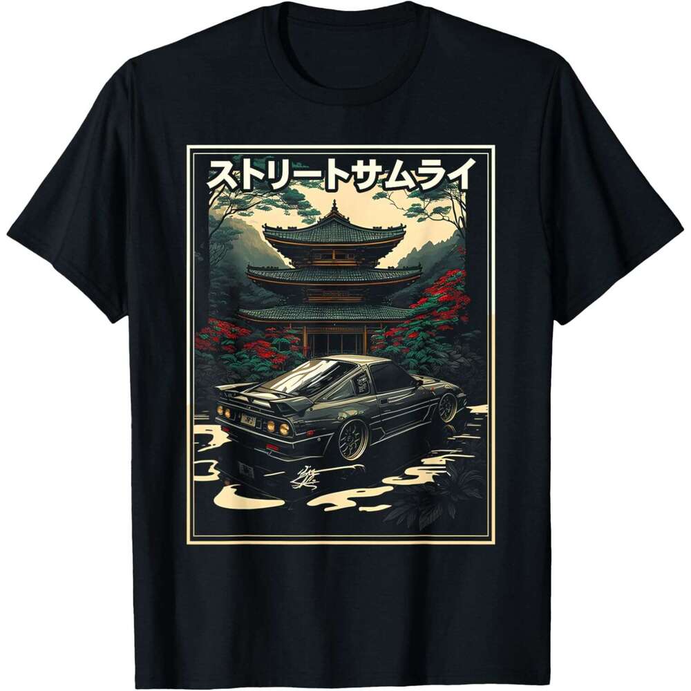 Mens T shirt Retro Automotive JDM Legend Tuning 34 Japan Car Graphic T-Shirt shirts tshirt graphic tee Casual tops summer clothes Short sleeve Free sh