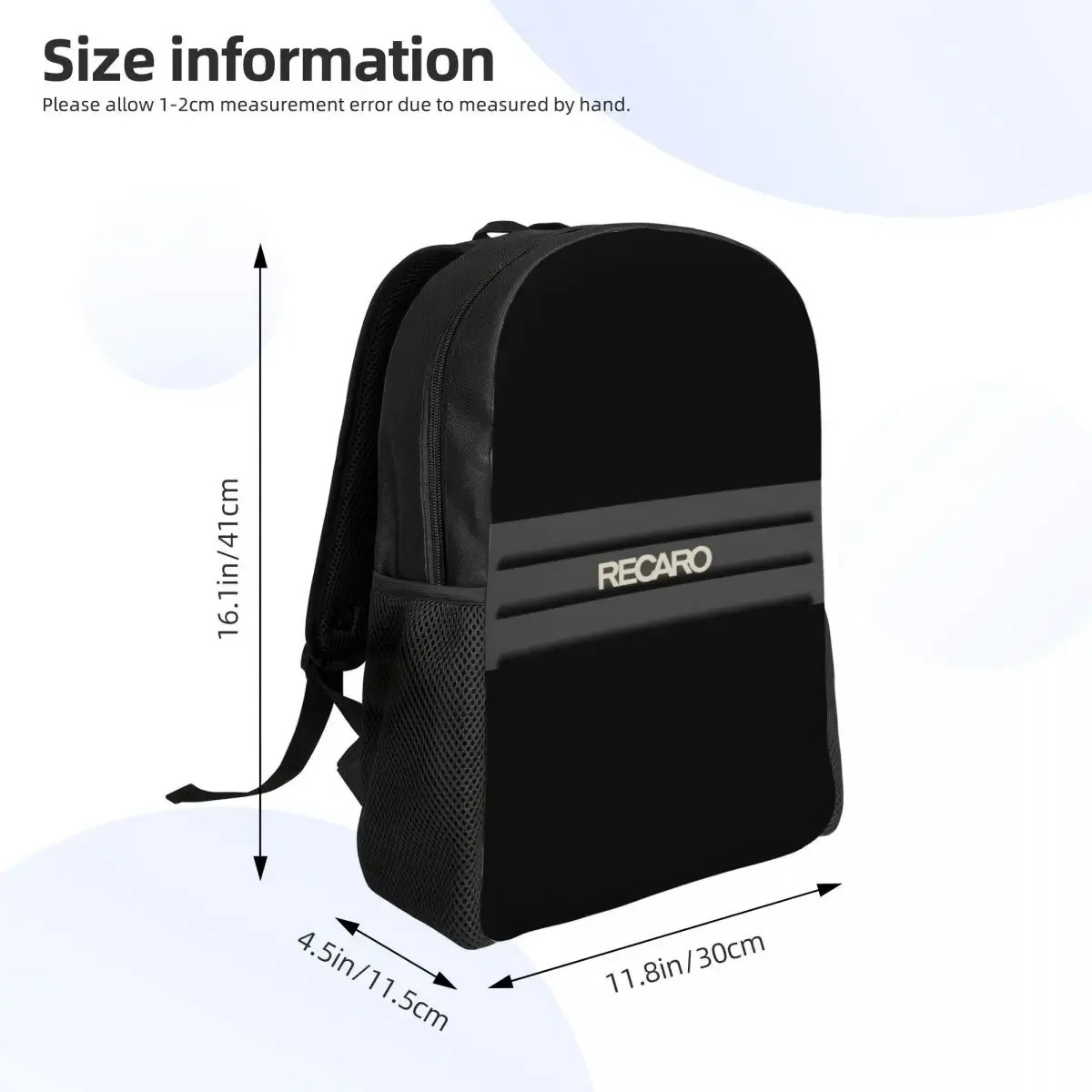 Customized Recaros backpack for womens casual 240807