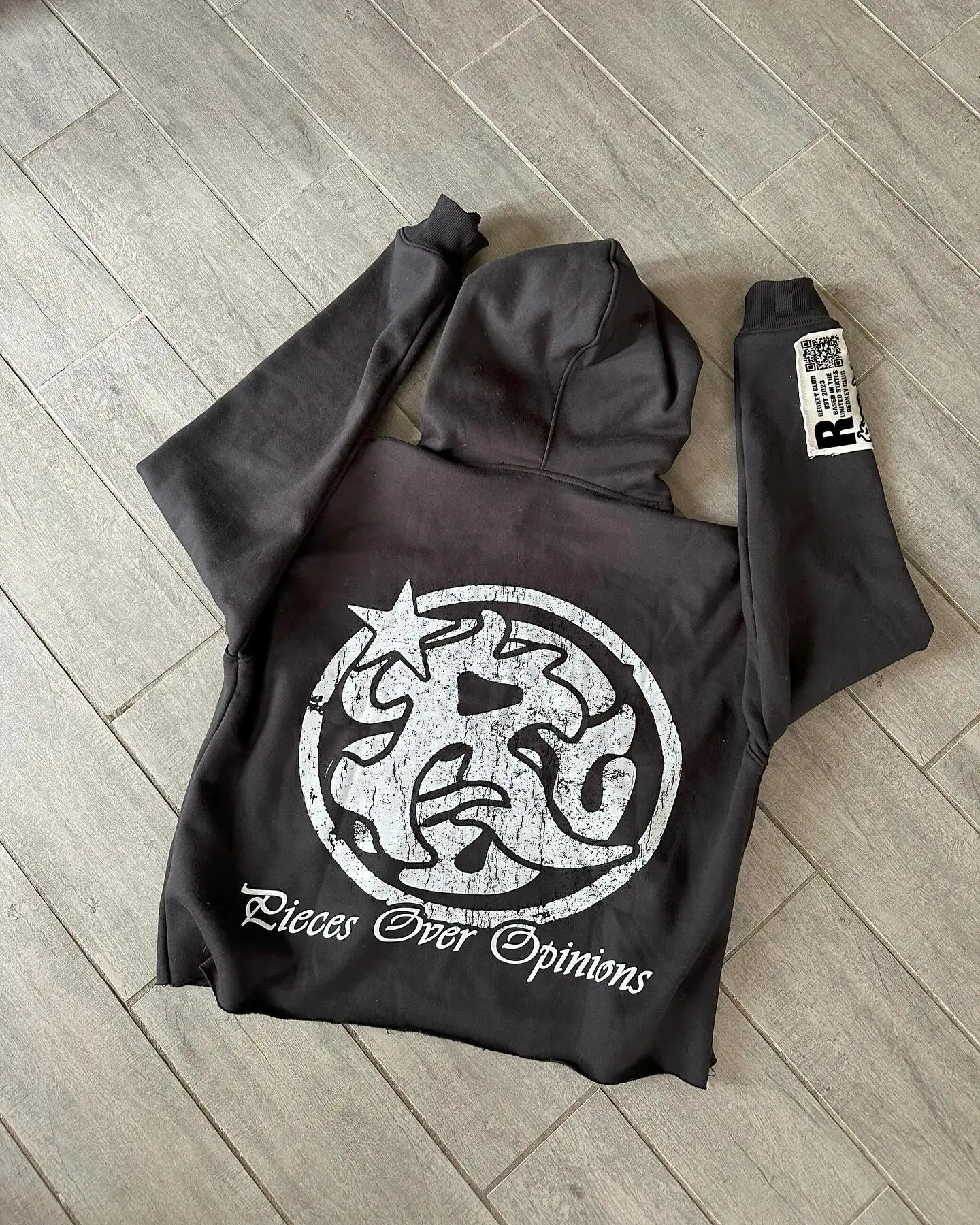 Harajuku Street Star Letter Print Oversized Sweatshirt Hip Hop Gothic Graphic Hoodies Men Women Y2k Tops Streetwear Clothes 240806