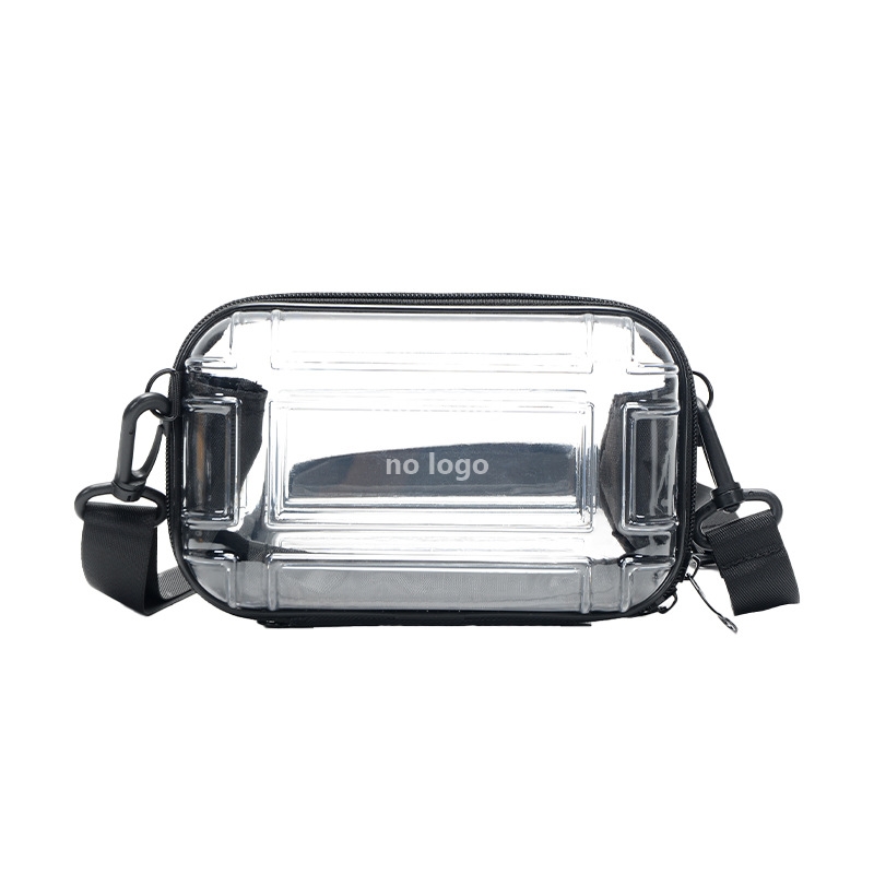 Manufacturers wholesale mini luggage bags Transparent PVC change mobile phone multi-function bag portable travel crossbody bag