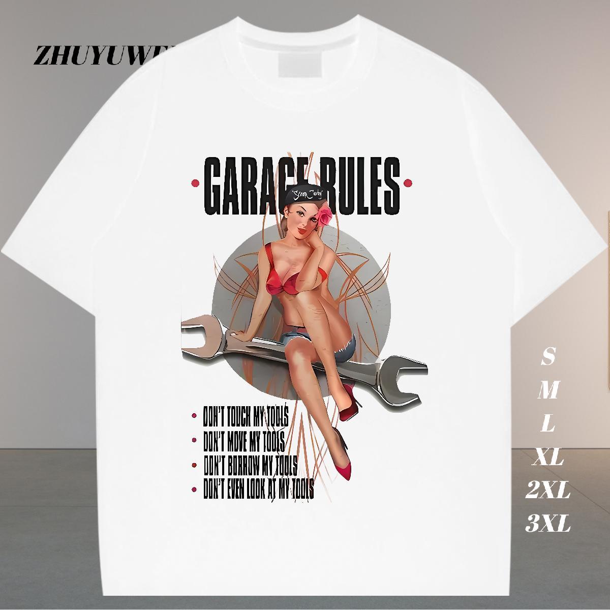 2024 New T-Shirts person Wear 100% Cotton 230g Anime Printing Street Loose Custom Anime Breathable Soft Men Tees