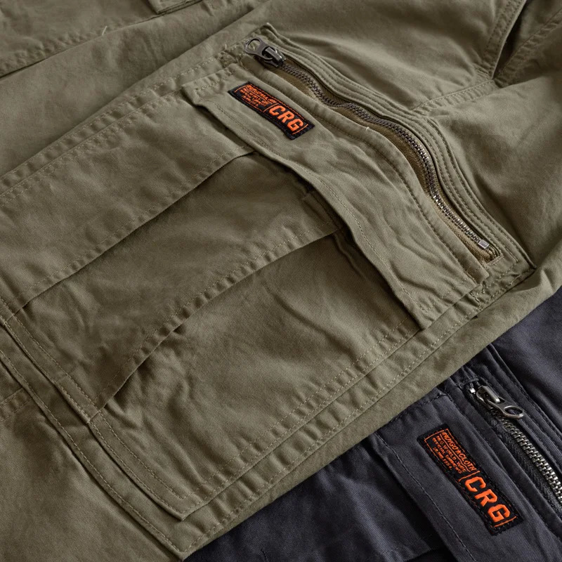 Heavyduty washed microelastic leg pants American loose mens multipocket overalls and small feet outdoor casual 240806