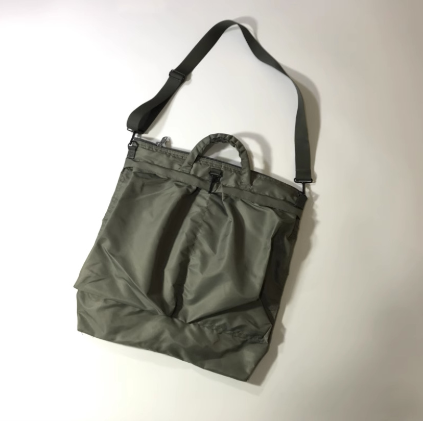 Trend retro military style nylon men's commuter bag crossbody bag Shoulder bag Pilot helmet bag Tote bag