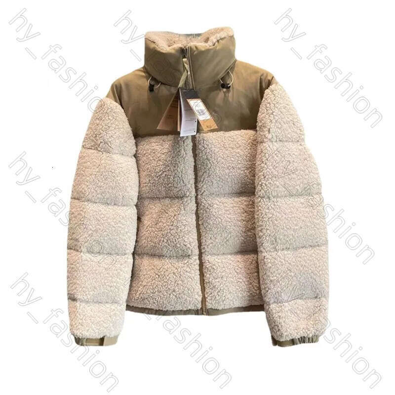 designer jacket Women's Winter North Fleece Jacket Puffer Face Sherpa Women Faux Shearling Outerwear Coats Female Suede Fur Coat Men efc