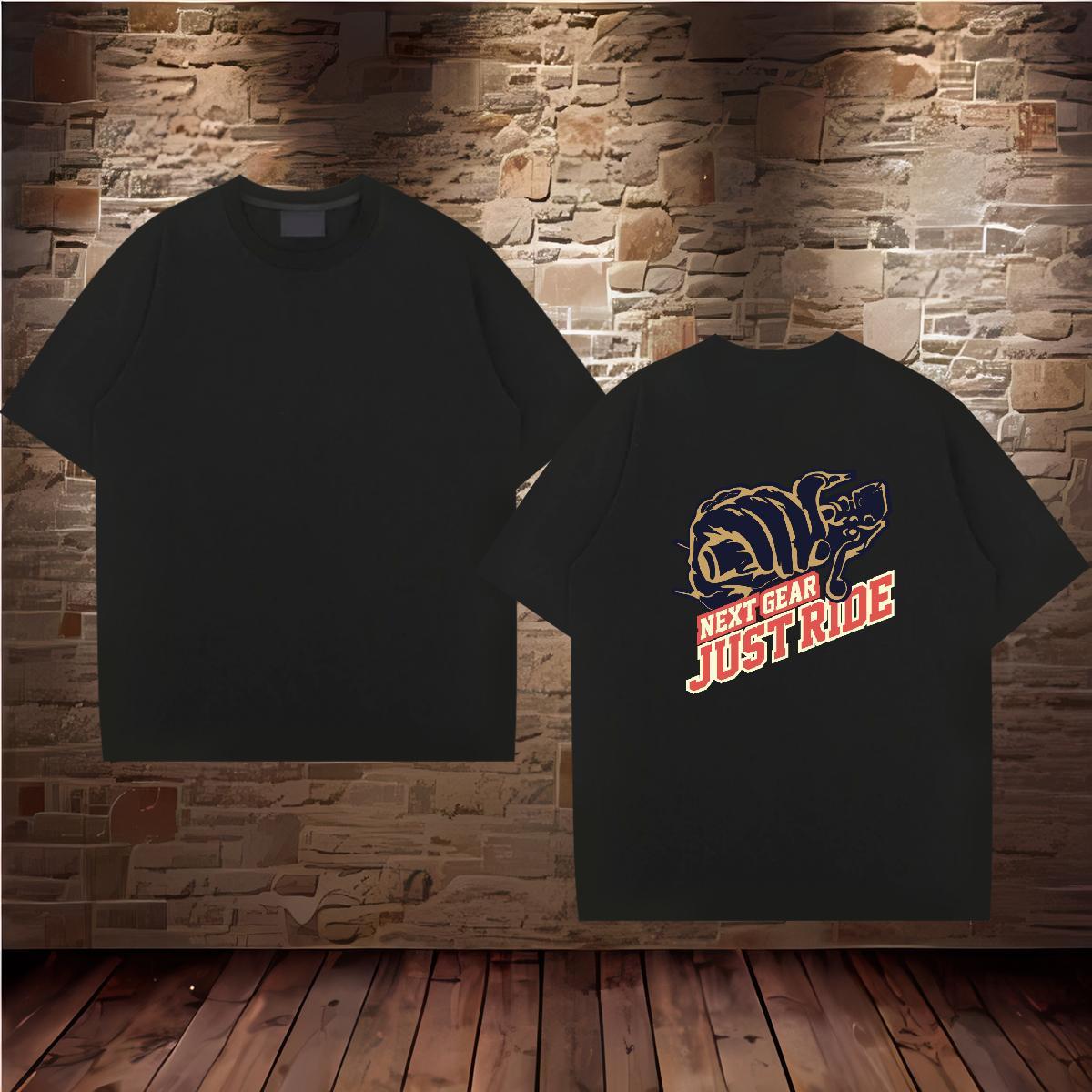 New Man T Shirts tool Top Tees 230g Pure Cotton Street Wear Brand Black Oversized Short Sleeve Soft Men Tshirts
