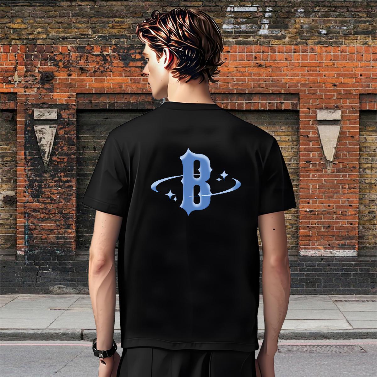 Free Shipping Men T Shirts letter Wear 100% Cotton 230g Casual Daily Wear Cool Asian Size O-Neck Short Sleeve Mens Tshirts